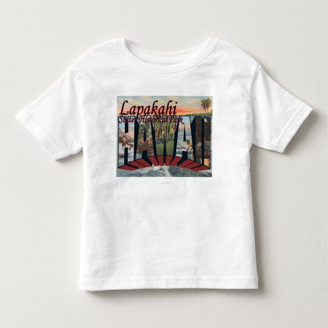 Camiseta De Bebé Parque histórico del estado de Lapakahi, Hawaii (Anverso)