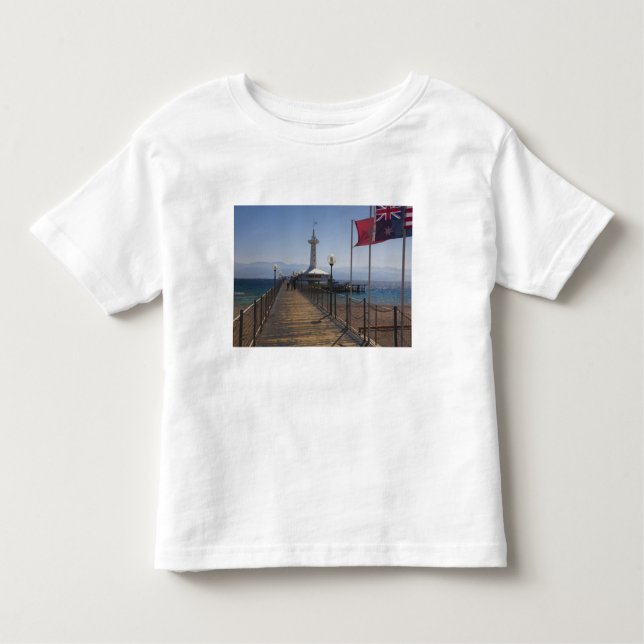 Camiseta De Bebé Parque marino subacuático, torre de observación (Anverso)