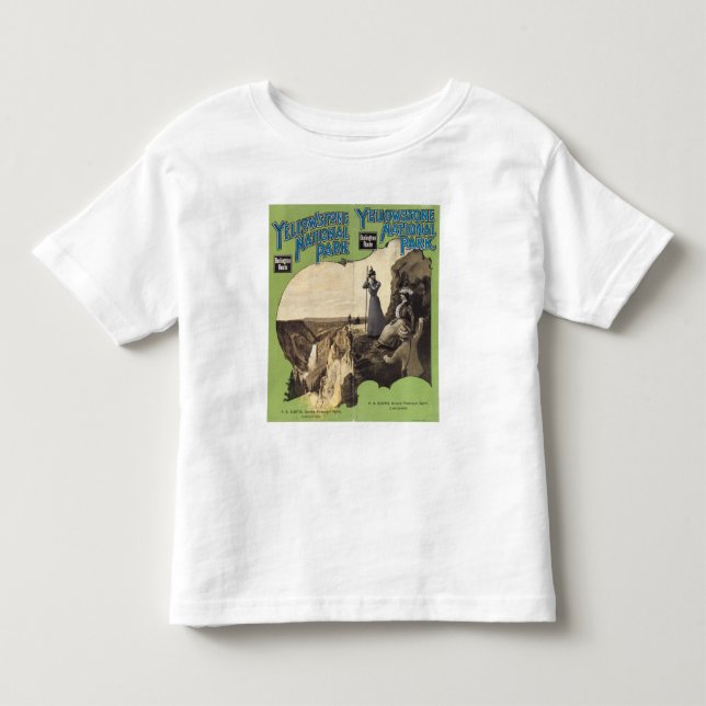 Camiseta De Bebé Parque nacional 3 de Yellowstone (Anverso)