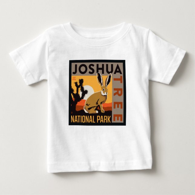 Camiseta De Bebé Parque nacional Árbol de Joshua | Jackrabbit (Anverso)