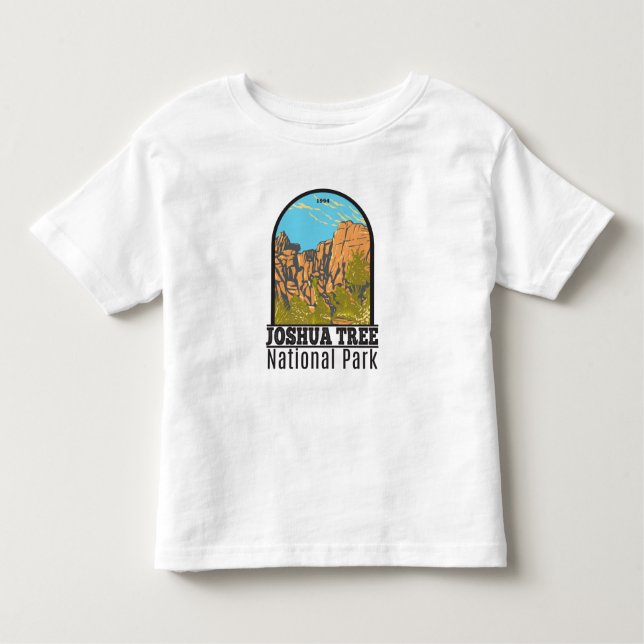 Camiseta De Bebé Parque nacional árbol Joshua El gran burrito (Anverso)