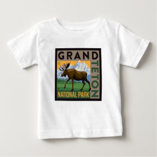 Camiseta De Bebé Parque nacional de Grand Teton