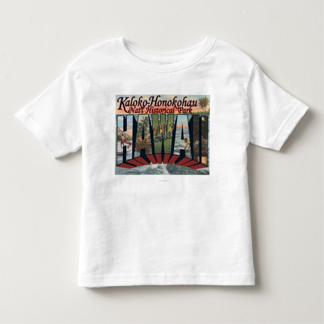 Camiseta De Bebé Parque nacional de Kaloko-Honokohau, Hawaii (Anverso)