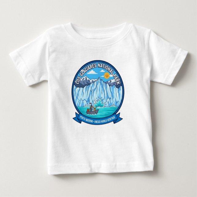 CAMISETA DE BEBÉ PARQUE NACIONAL DE LOS GLACIARES (Anverso)