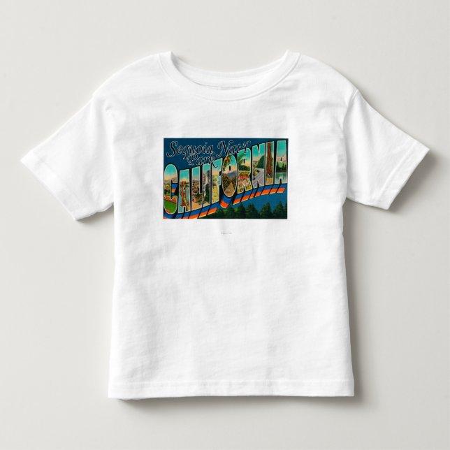 Camiseta De Bebé Parque nacional de secoya, California (Anverso)