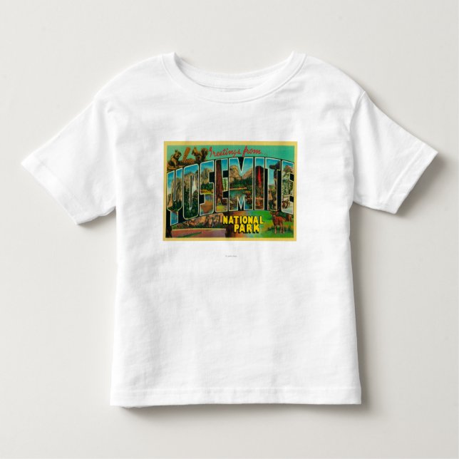 Camiseta De Bebé Parque nacional de Yosemite, California - Lette (Anverso)
