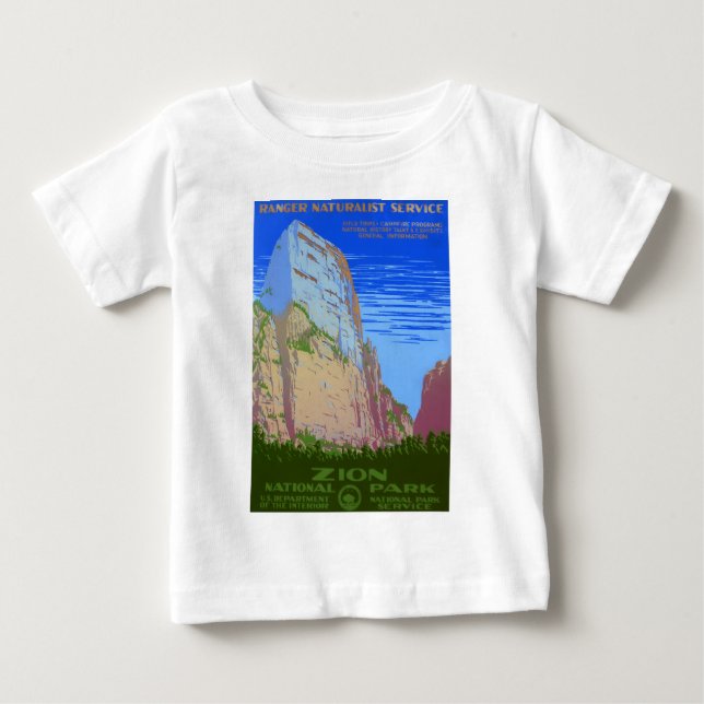 Camiseta De Bebé Parque nacional de Zion (Anverso)