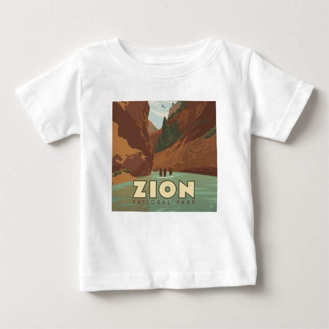 Camiseta De Bebé Parque nacional de Zion | Las estrechas (Anverso)