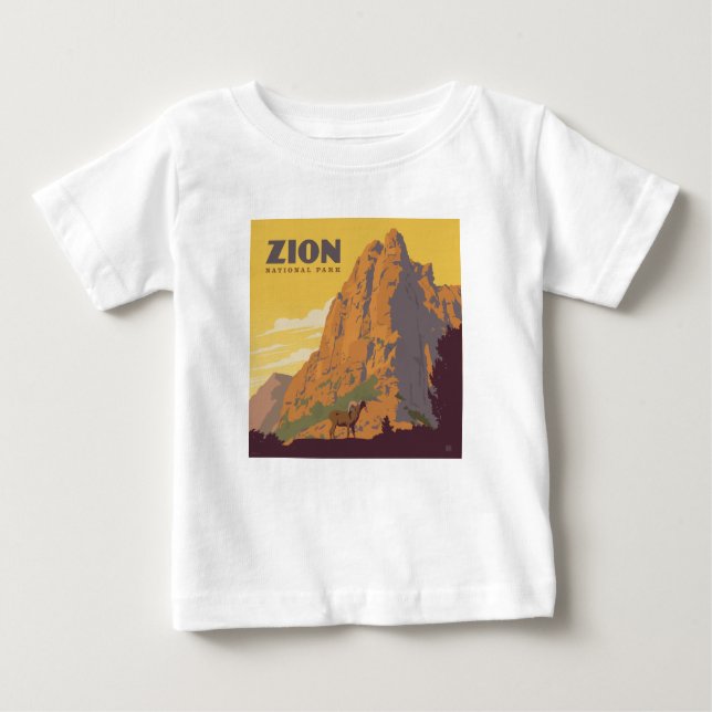 Camiseta De Bebé Parque nacional de Zion | Ram (Anverso)
