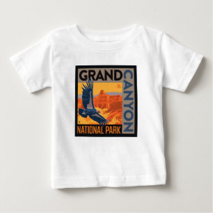 Camiseta De Bebé Parque nacional del Gran Cañón   Cóndores