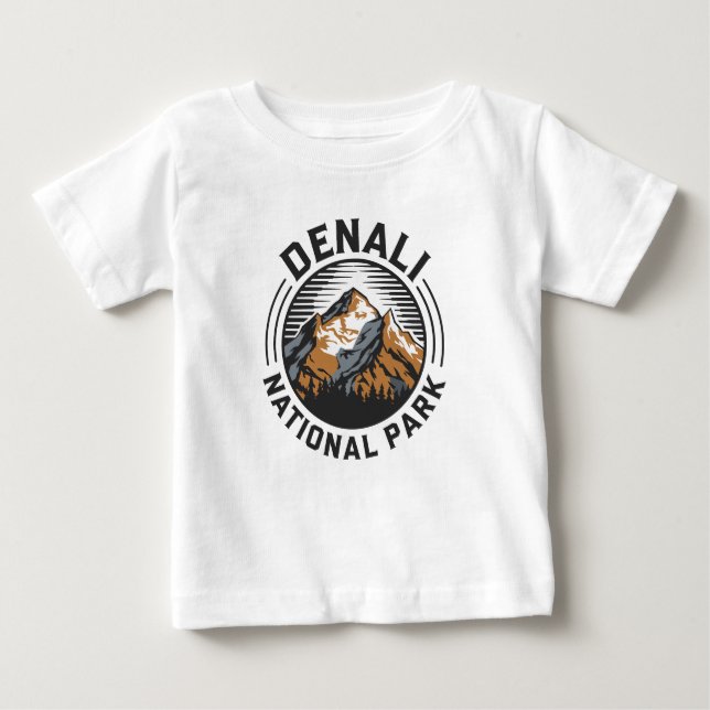 Camiseta De Bebé Parque nacional Denali (Anverso)