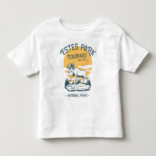 Camiseta De Bebé Parque nacional Estes Colorado Parque Nacional Moo