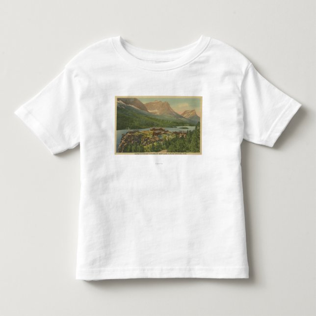 Camiseta De Bebé Parque Nacional Glacier, (Anverso)