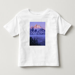 Camiseta De Bebé PARQUE NACIONAL GRAND TETON, WYOMING. EE. UU. Nieb