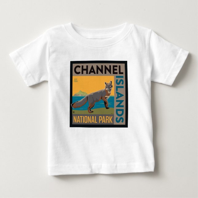Camiseta De Bebé Parque nacional Islas del Canal | Fox (Anverso)
