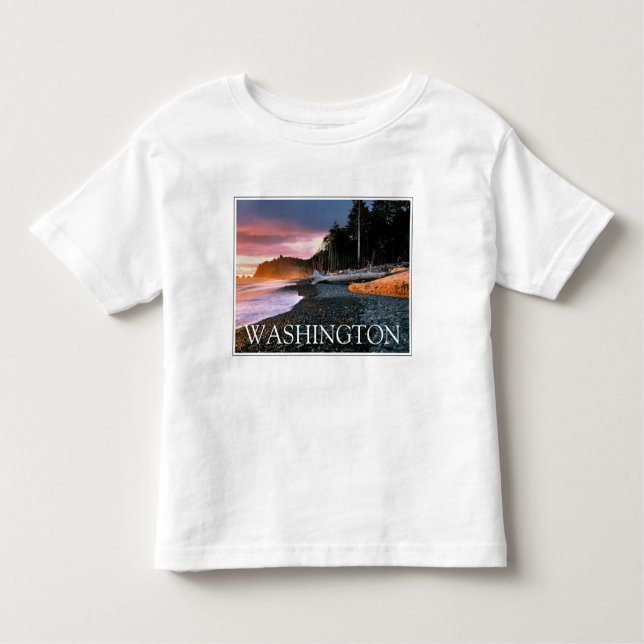 Camiseta De Bebé Parque nacional Olímpico | Estado de Washington (Anverso)