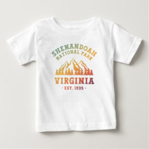 Camiseta De Bebé Parque nacional Shenandoah Virginia Estados Unidos