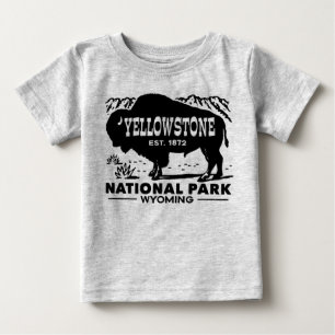 Camiseta De Bebé Parque nacional Yellowstone