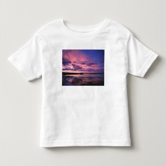 Camiseta De Bebé Parque Nacional Yellowstone, Wyoming. EE.UU. (Anverso)