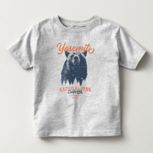 Camiseta De Bebé Parque nacional Yosemite Grizzly Bear California