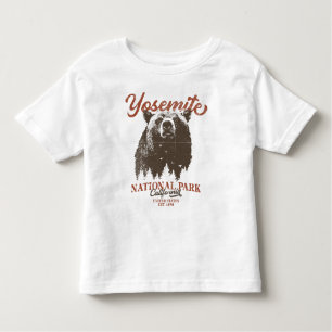 Camiseta De Bebé Parque nacional Yosemite Grizzly Bear California