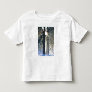 Camiseta De Bebé Parque Nacional Yosemite - Rayos de sol brillando