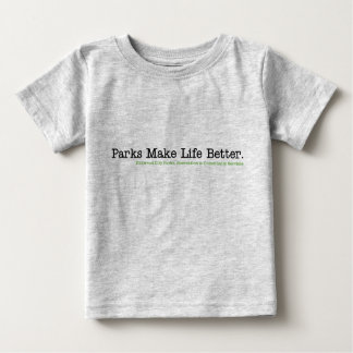 CAMISETA DE BEBÉ PARQUES Y RECONSTRUCCIÓN