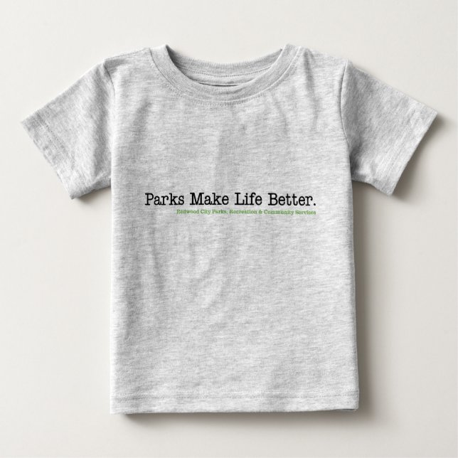 CAMISETA DE BEBÉ PARQUES Y RECONSTRUCCIÓN (Anverso)