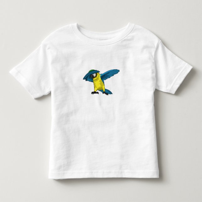 Camiseta De Bebé Parrot at Hip Hop Dance Dab (Anverso)