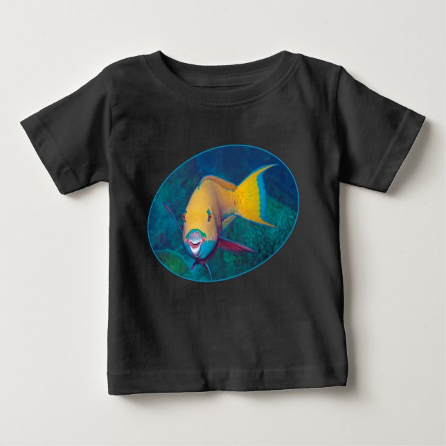 Camiseta De Bebé Parrotfish Underwaterphoto - Photographic design | (Anverso)
