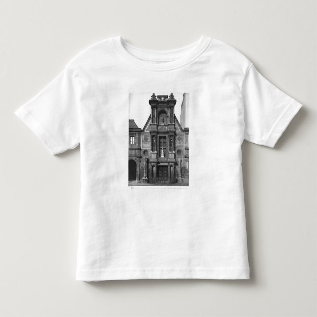 Camiseta De Bebé Parte central del fa�ade principal (Anverso)