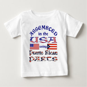 Camiseta De Bebé Partes Puertorriqueñas Frente