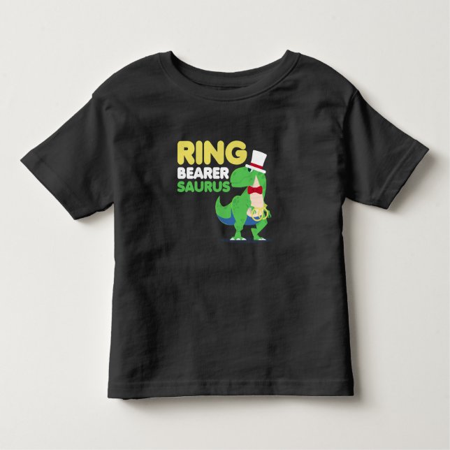 Camiseta De Bebé Partido de la Boda Rex Dinosaur (Anverso)