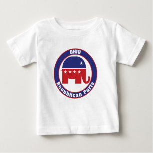 Camiseta De Bebé Partido Republicano de Ohio