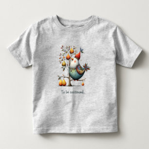 Camiseta De Bebé Partridge Humorístico en un Árbol de Peras Caprich
