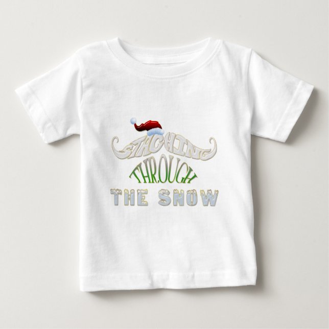 Camiseta De Bebé Pasar por la nieve (Anverso)