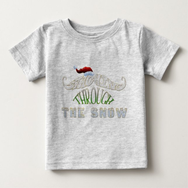 Camiseta De Bebé Pasar por la nieve (Anverso)