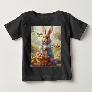Camiseta De Bebé Pascua encantada - Conejito caprichoso