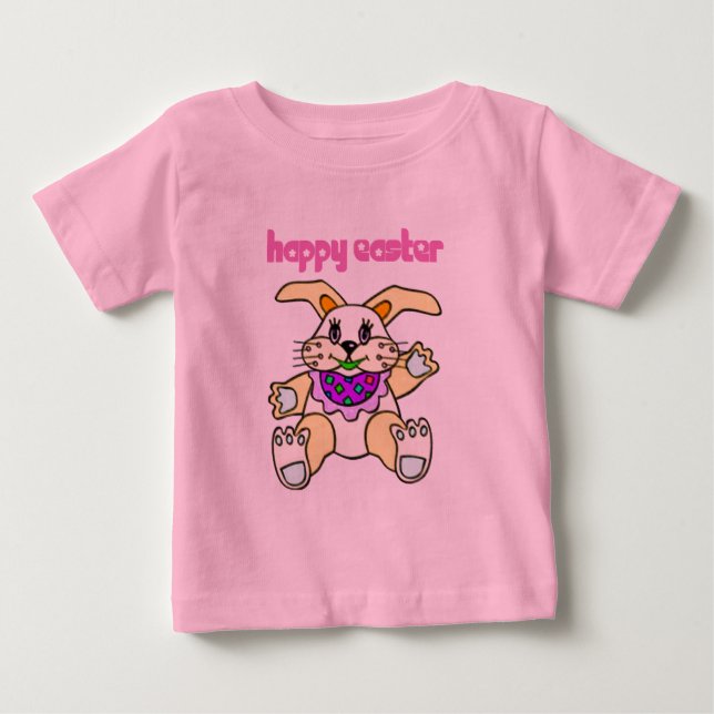 Camiseta De Bebé Pascua feliz (Anverso)