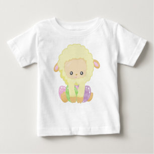 Camiseta De Bebé Pascua, Oveja, Oveja Pequeña, Huevos De Pascua