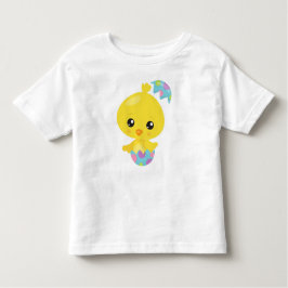 Camiseta De Bebé Pascua, pollo picado, pollo bebé, huevos de Pascua