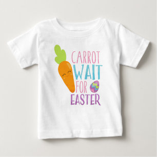 Camiseta De Bebé Pascua, Zanahoria Esperando Pascua, Huevos De Pasc