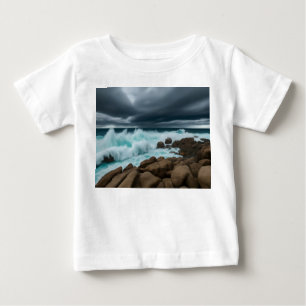 Camiseta De Bebé "Pasear por las olas: Ocean Vibes Tee"