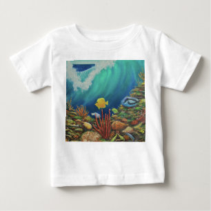 Camiseta De Bebé "Pasear por las olas: Ocean Vibes Tee"