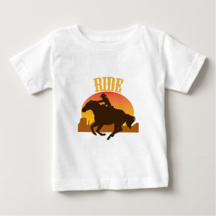 Camiseta De Bebé Paseo de la puesta del sol