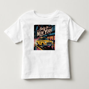 Camiseta De Bebé Paseos en taxi de Nueva York y luces de la calle