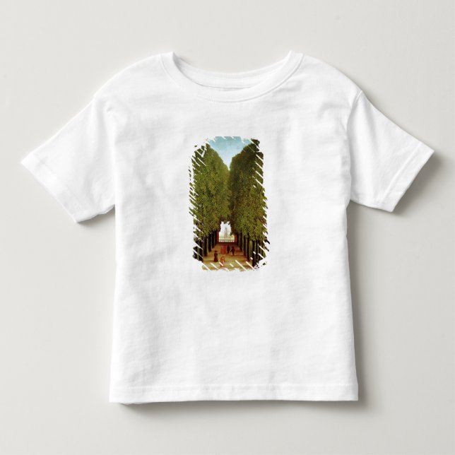 Camiseta De Bebé Pasillo en el parque de Santo-Nube, 1908 (aceite (Anverso)