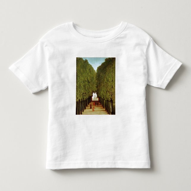 Camiseta De Bebé Pasillo en el parque de Santo-Nube, 1908 (aceite (Anverso)