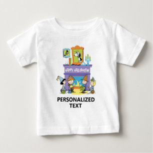 Camiseta De Bebé Pasillos Embrujados de Halloween de Peanuts