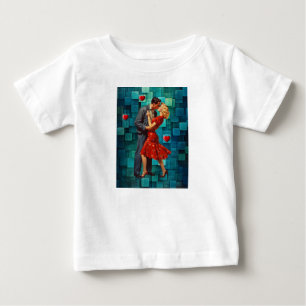 CAMISETA DE BEBÉ PASIÓN DE SAN VALENTÍN VINTAGE